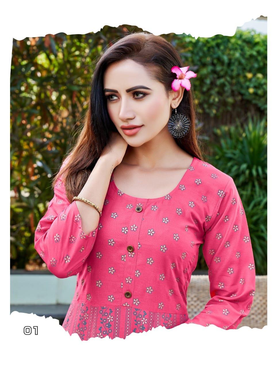 Katrina Hirwa 01-10 Anarkali Kurtis Catalog